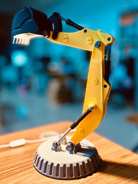 Excavator Masa Lambası Sarı