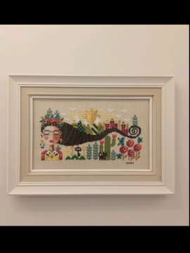 Frida Kahlo Barbara Collection By Asu Nakış Tablo 