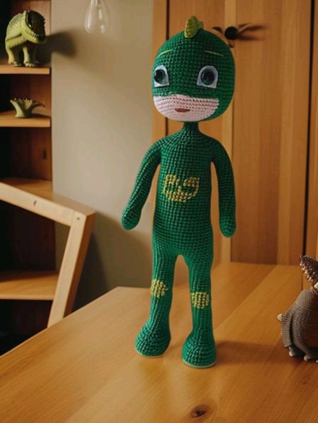 pijamaskeliler-amigurumi-kertenkele-cocuk-yesil