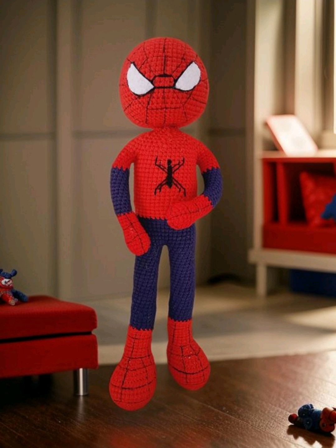 amigurumi-spiderman-cok-renkli