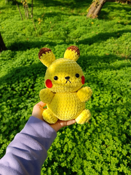 Amigurumi Pikachu Sarı