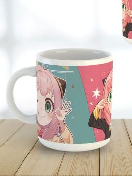 Anya Forger Anime Kupa Bardak Çok Renkli