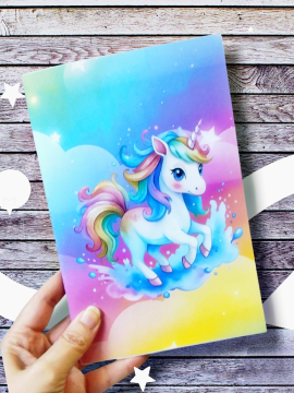 Unicorn A5 Defter  Çok Renkli