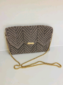 Zigzag Çapraz Çanta Taba