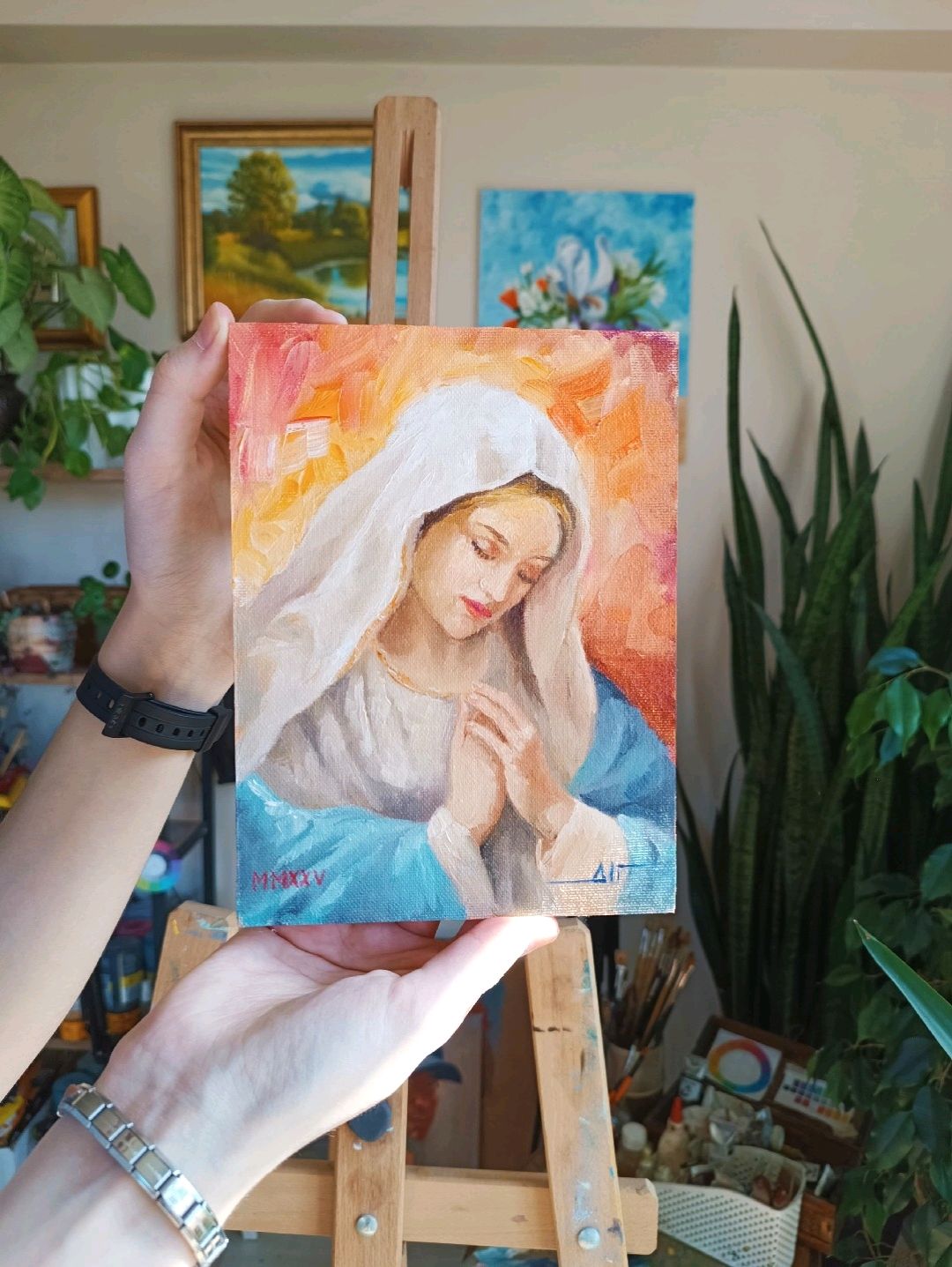 mistik-kadin-18x20-cm-yagli-boya