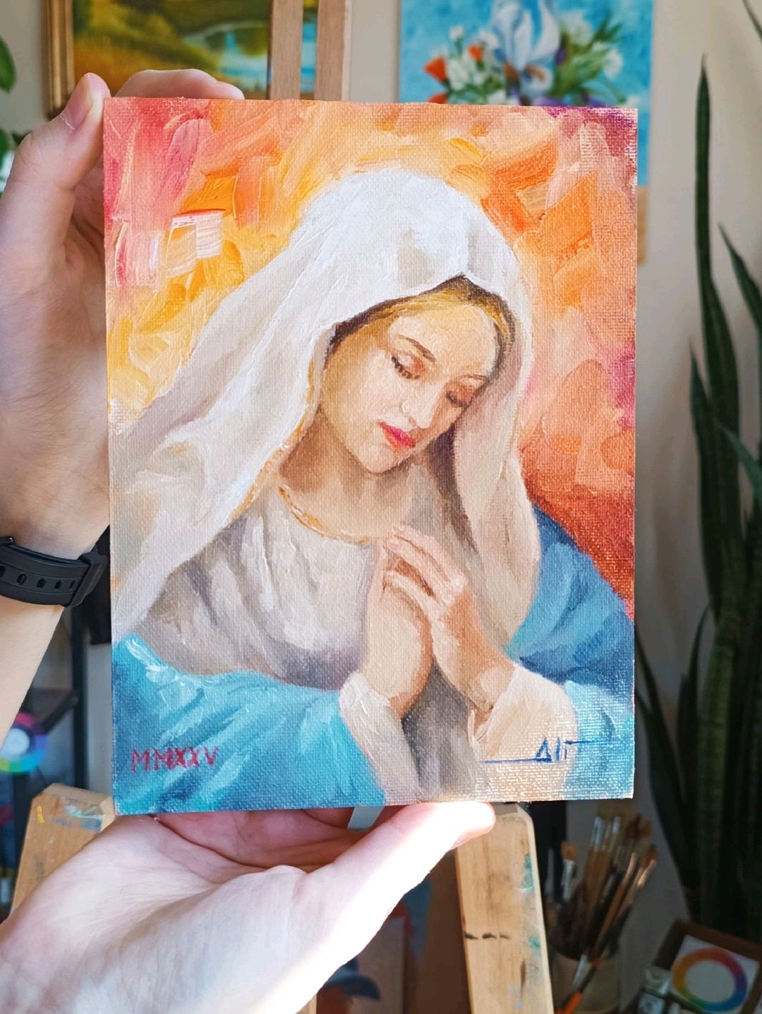 mistik-kadin-18x20-cm-yagli-boya