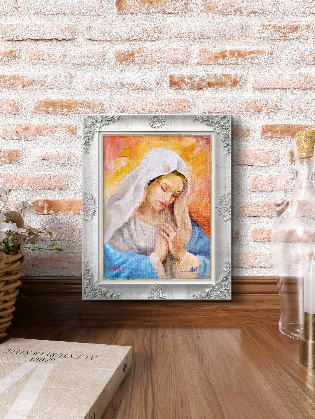 mistik-kadin-18x20-cm-yagli-boya