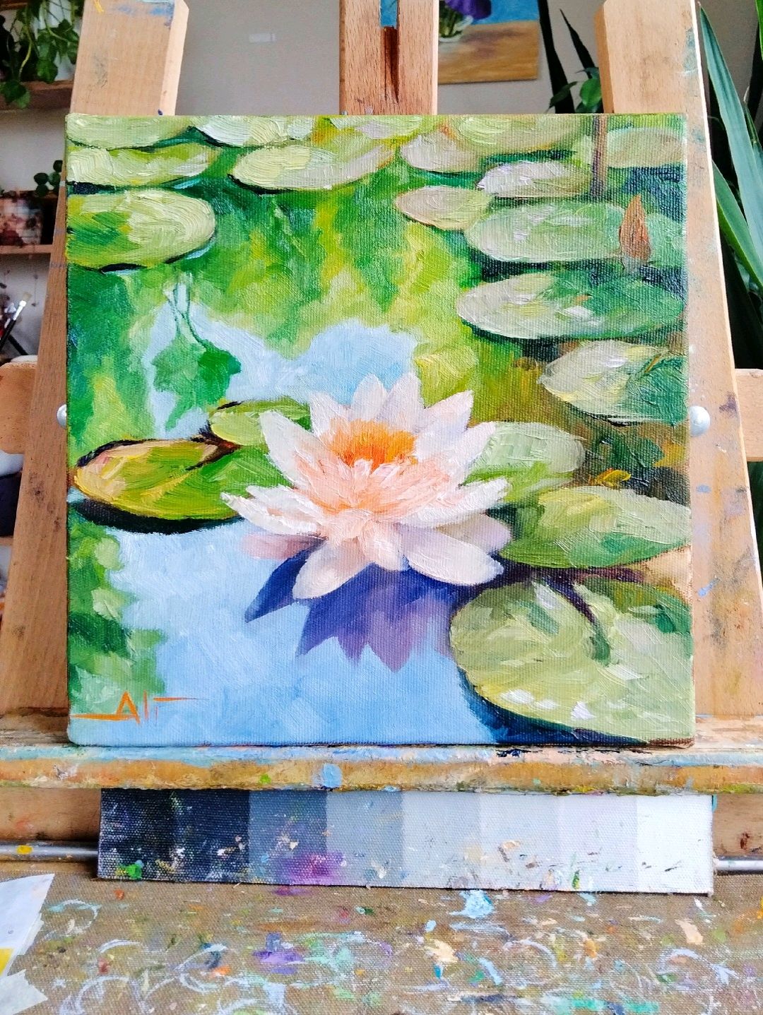 nilufer-25x25-yagli-boya-tablo