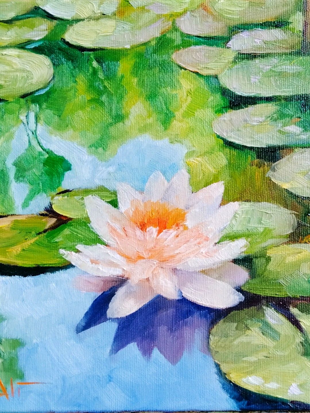 nilufer-25x25-yagli-boya-tablo