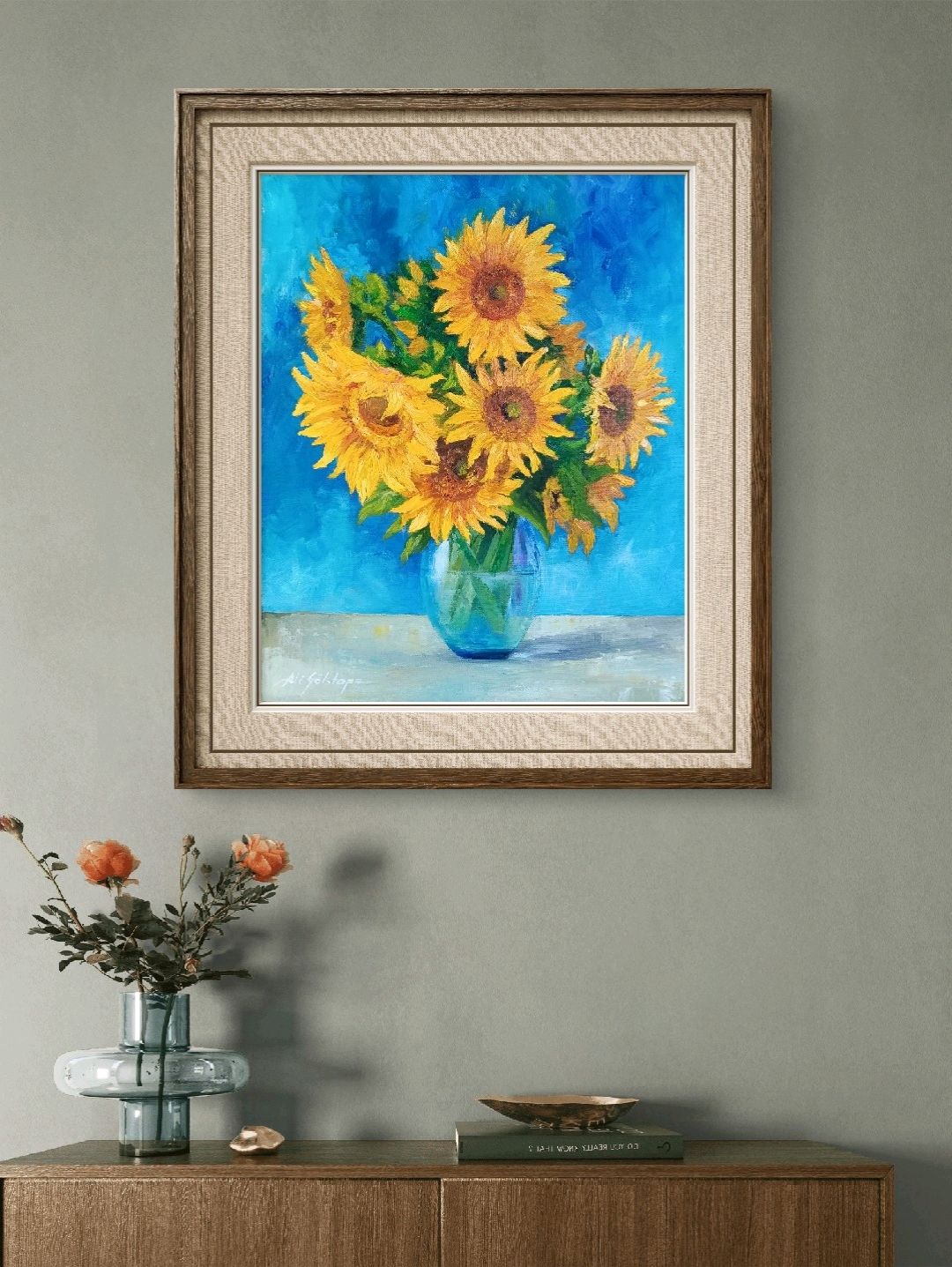 aycicekleri-50x40-yagli-boya-tablo