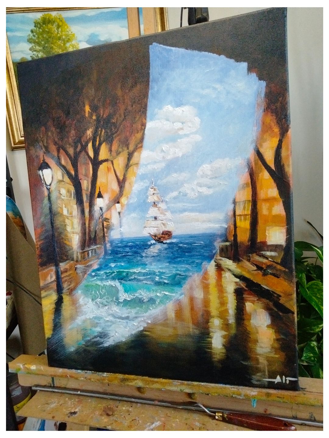 yagli-boya-tablo-gemi-50x40cm