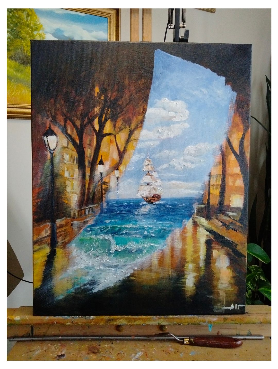 yagli-boya-tablo-gemi-50x40cm