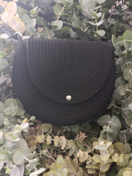 Makaron Çanta Siyah