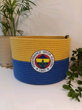 Organizer Sepet Kırmızı Kumaş