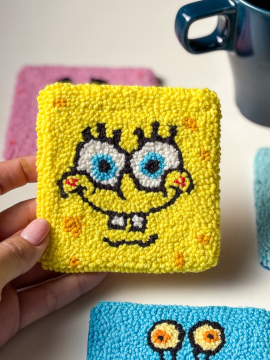 Spongebob Punch Bardak Altlığı Sarı