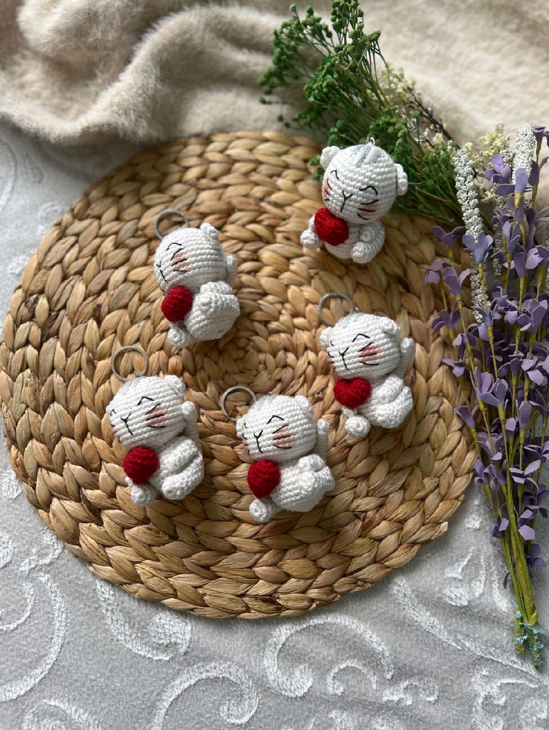 mir-mir-kedi-anahtarlik-beyaz