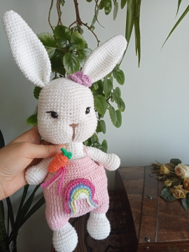 Gökkuşağı Tavşan  Pembe