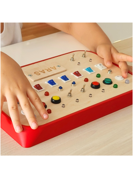 Busy Board Led Işıklı Ve Düğmeli Aktivite Oyuncağı