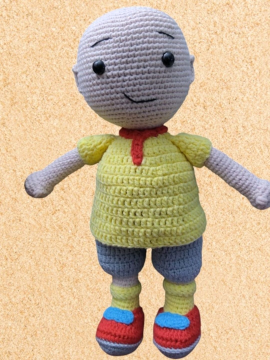 Amigurami Caillou Oyuncak  Sarı