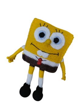 Amigurami Sünger Bob  Sarı