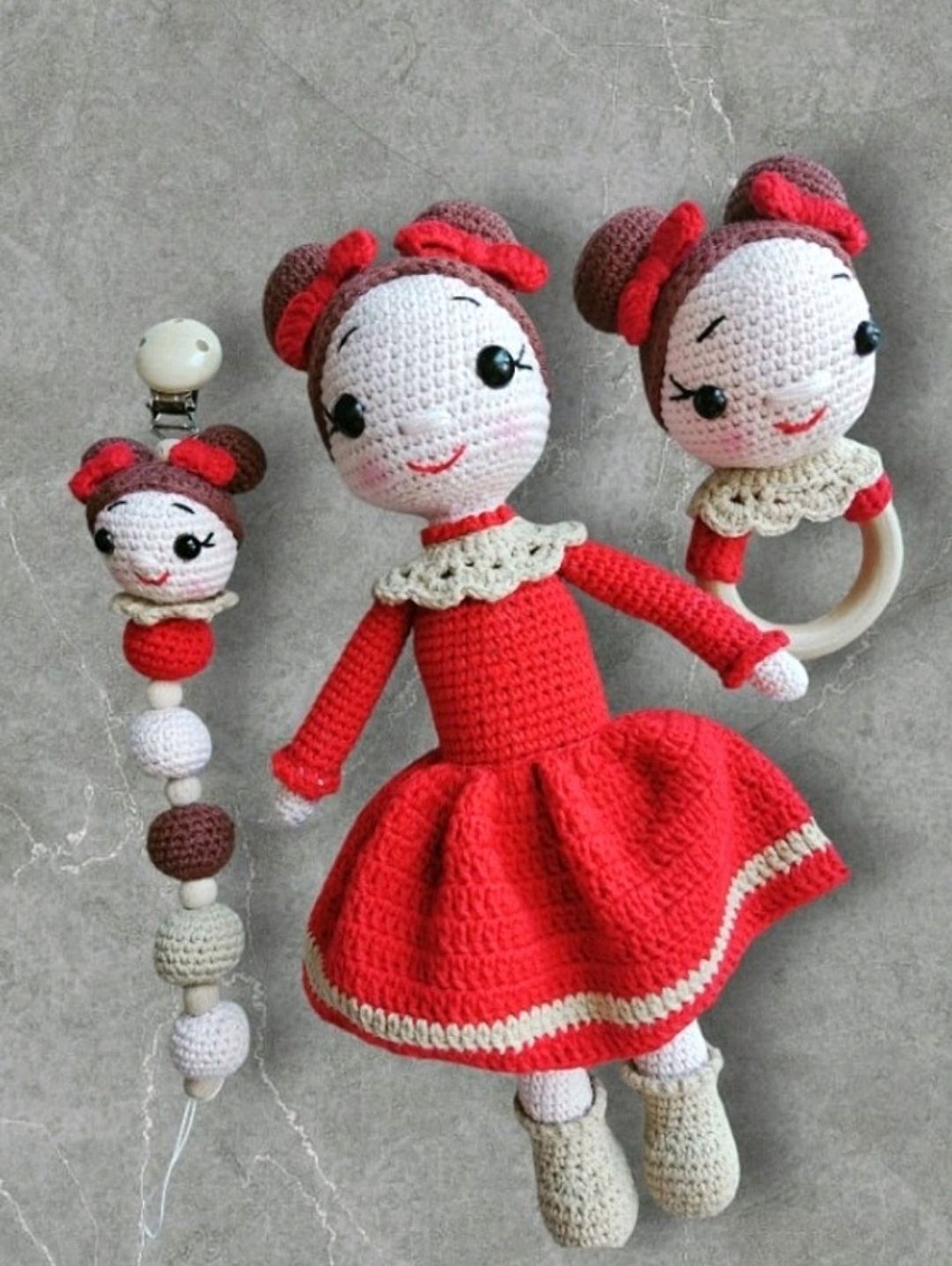 amigurami-sirin-bebek-seti-kirmizi