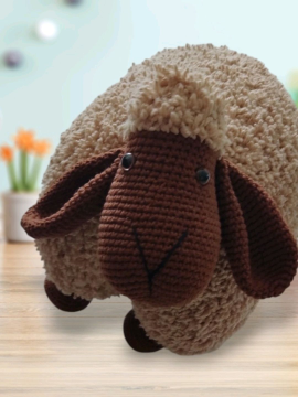Amigurami Kuzucum Yastık Kahverengi