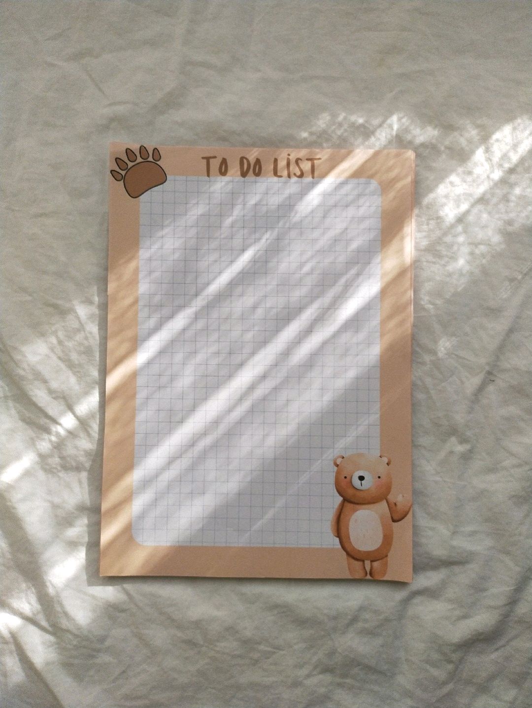ayicik-desen-a4-tutkalli-defter-to-do-list-ders-notlari-kahverengi